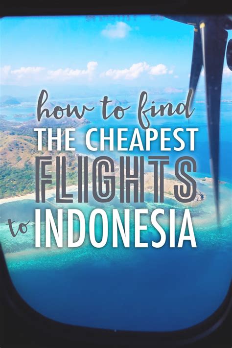 fwhen are flights to indonesia cheapest